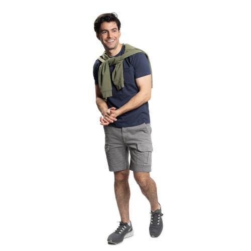 Peter Manning Cargo Shorts In Grey