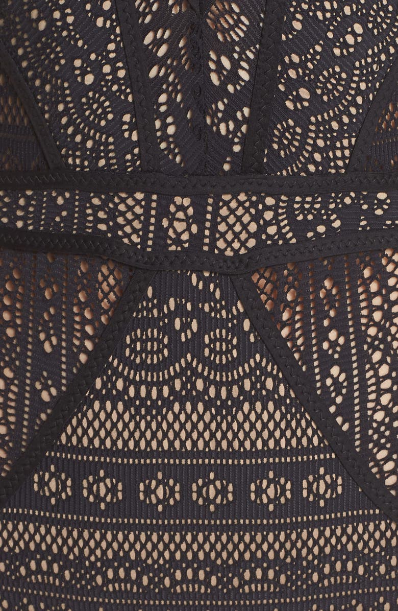 Becca Show & Tell One-Piece Swimsuit, Alternate, color,