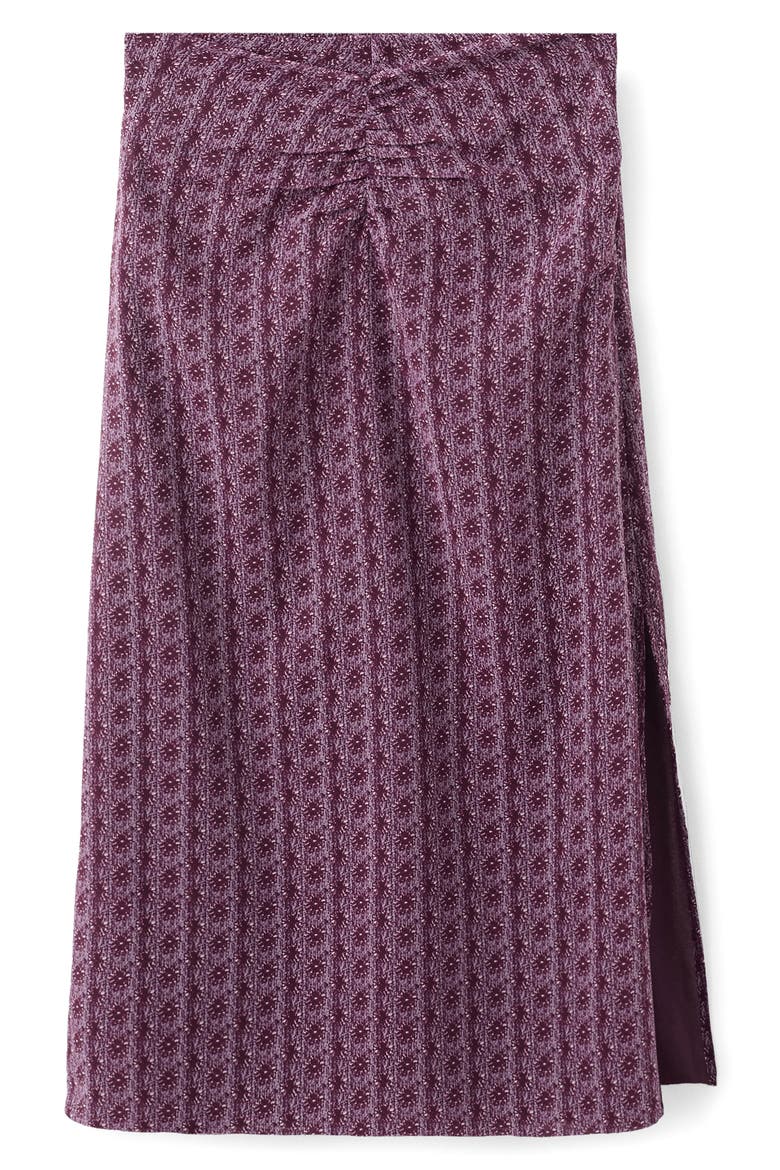 Allover Print Maxi Skirt, Alternate, color, LILAC MULT