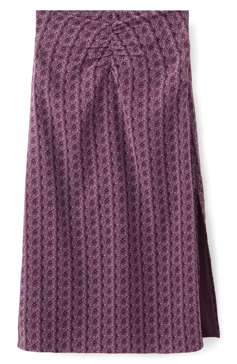 MANGO TEEN Allover Print Maxi Skirt, Alternate, color, Lilac Mult