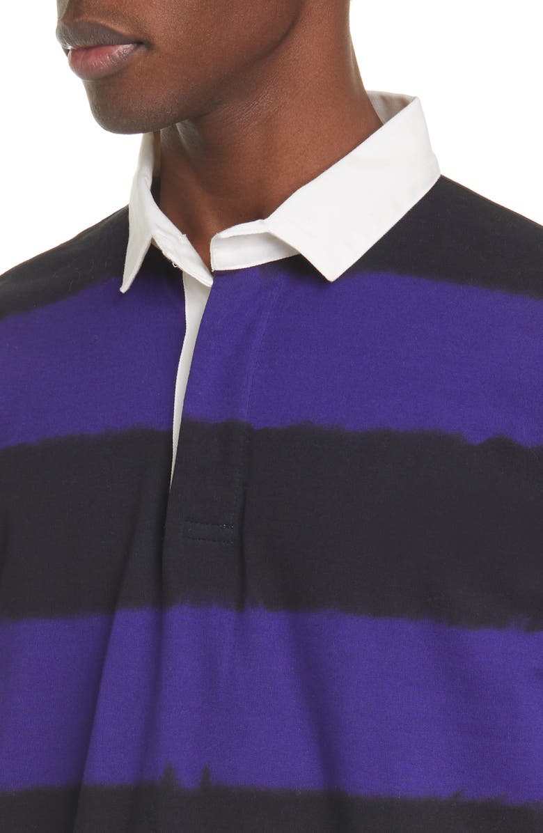 Needles Stripe Rugby Polo Shirt, Alternate, color,
