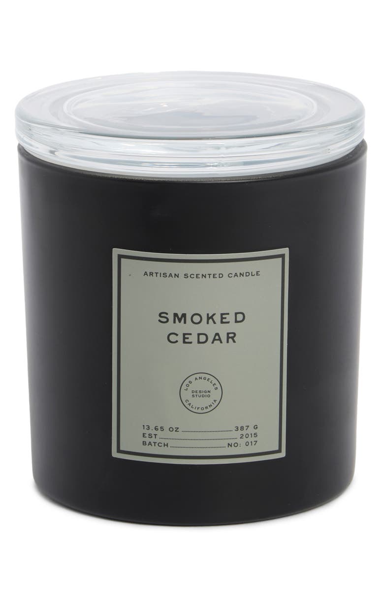 PORTOFINO CANDLES Scented Candle, Main, color, Smoked Cedar