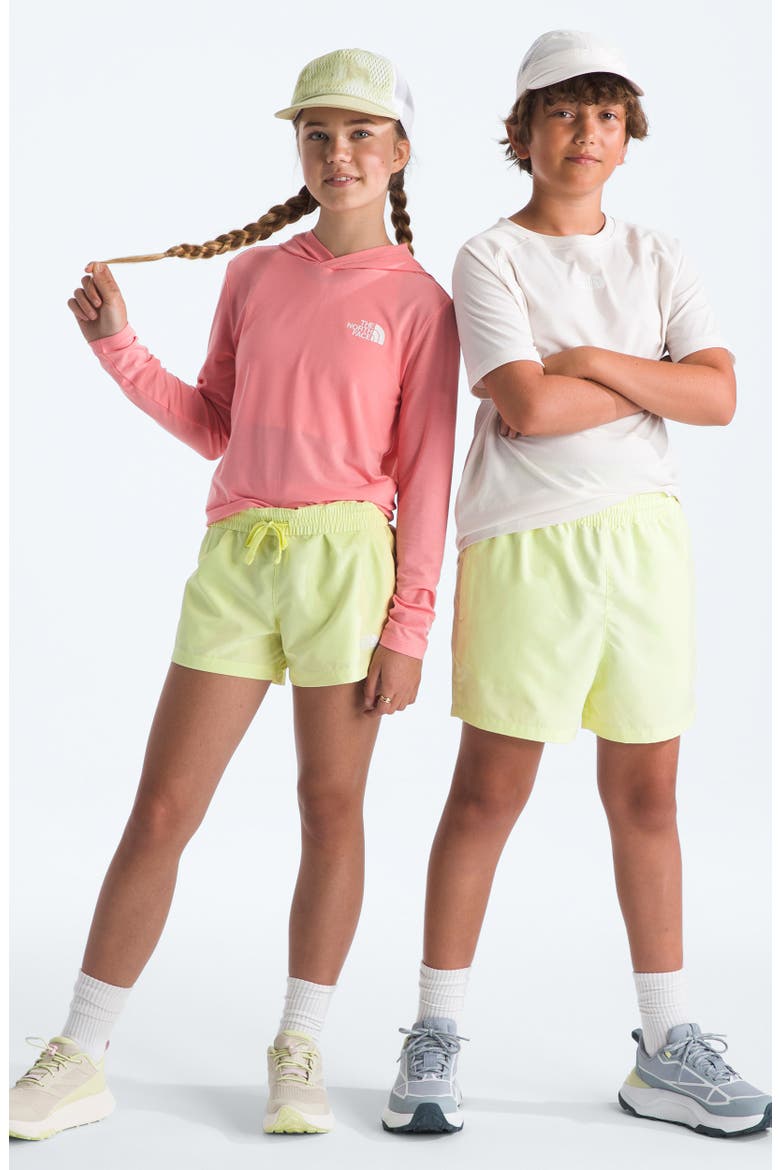 Kids' Class V FlashDry™ Shorts, Alternate, color, LEMON MIST LOGO WEATHER TOPO