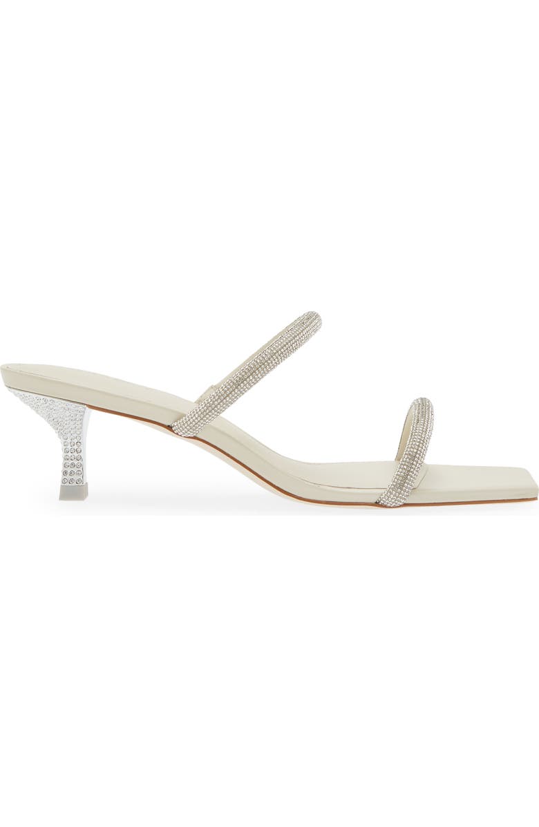 Cult Gaia Nami Crystal Kitten Heel Slide Sandal, Alternate, color,