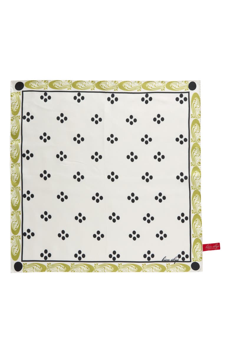 Bien Abyé Ermine Silk Scarf, Alternate, color,