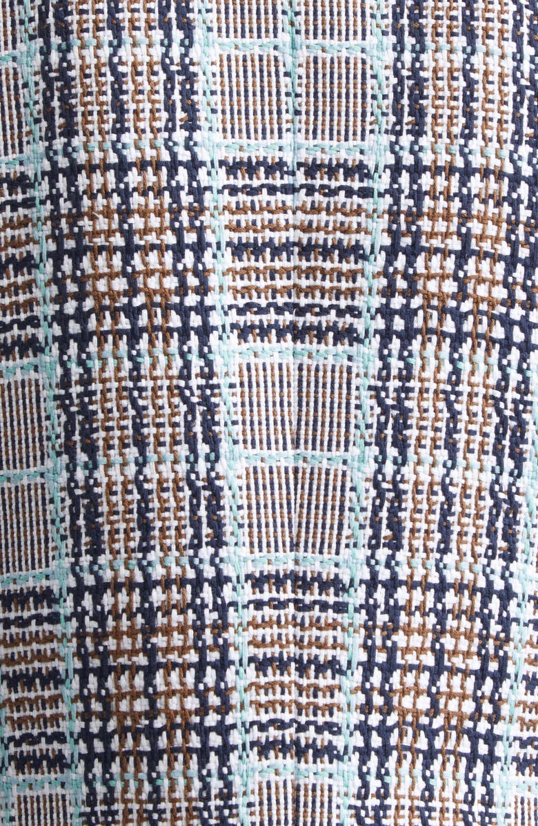 Thom Browne Glen Plaid Raw Edge Tweed Blazer, Alternate, color, Seasonal Multi