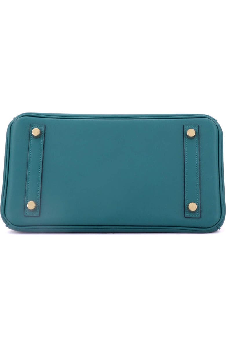 Pre-Owned Hermes Birkin Handbag Green Swift with Gold Hardware 25, Alternate, color, Vert Bosphore