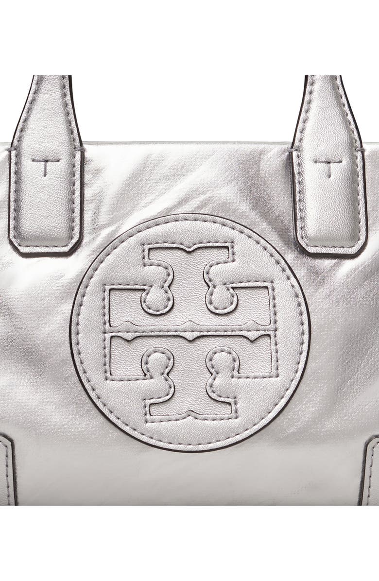 Tory Burch Micro Ella Metallic Satchel, Alternate, color,