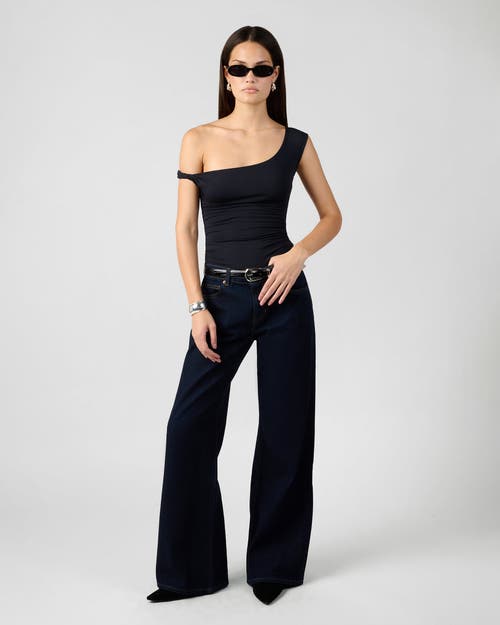 Weworewhat Twisted Off The Shoulder Top In Black
