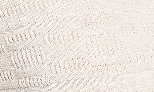 Nic + Zoe Nic+zoe Cotton Blend Jacquard Sweater In Metallic