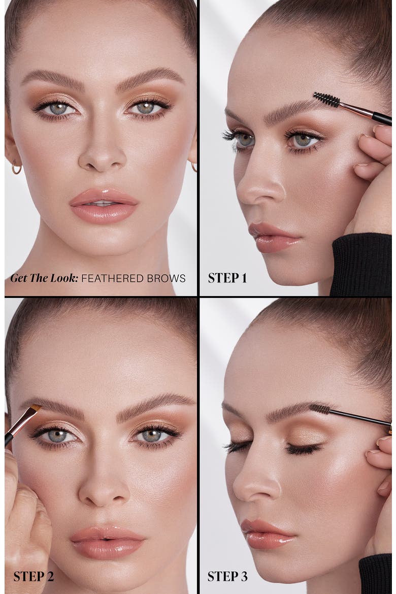 Full & Feathered Brow Kit, Alternate, color, SOFT BROWN