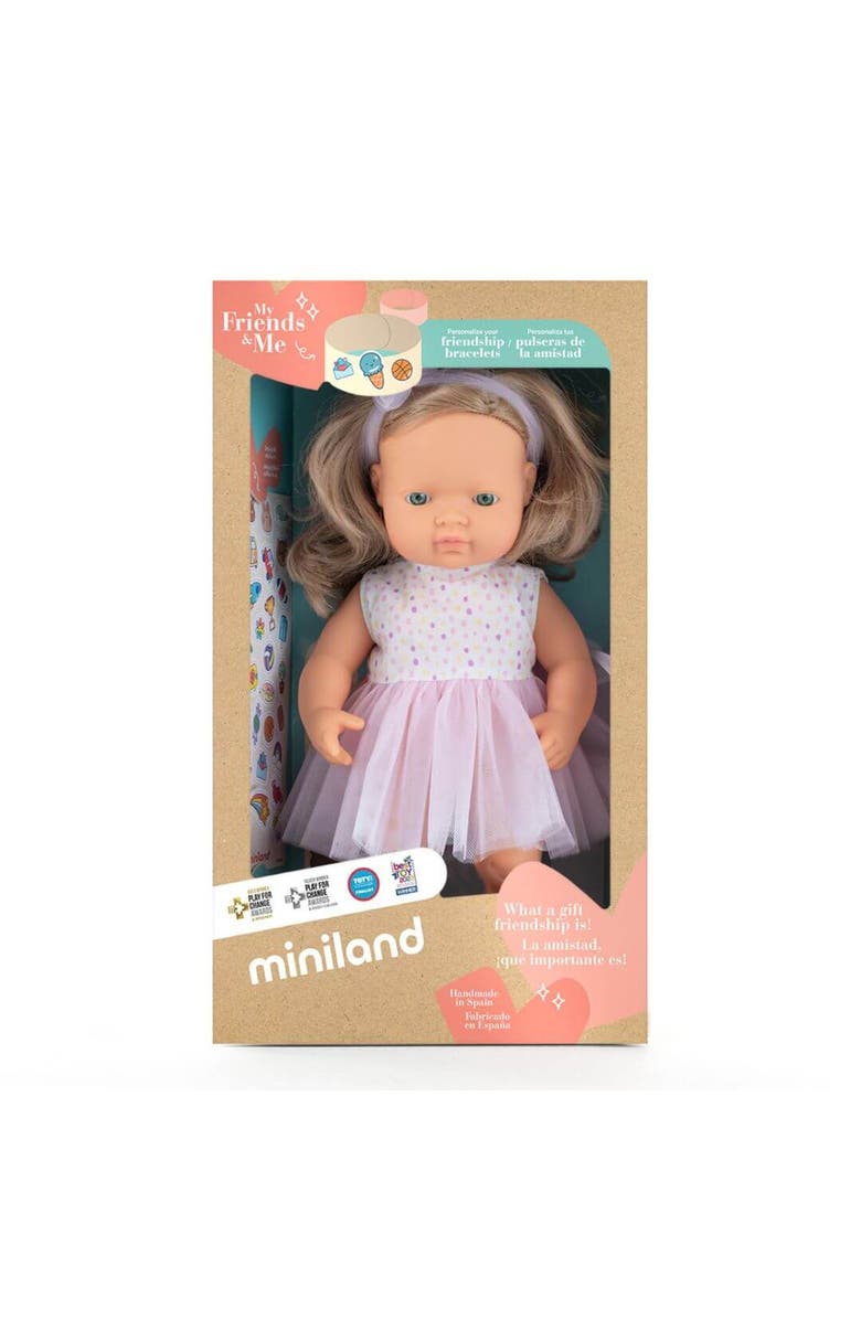 Miniland Baby Doll Dark Blonde Girl 15'' (Box) - My Friends & Me, Alternate, color, Light Skin