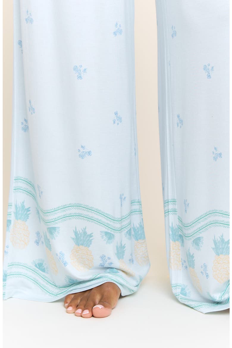 All American Pajamas, Alternate, color, OCEAN GLOW PINEAPPLE