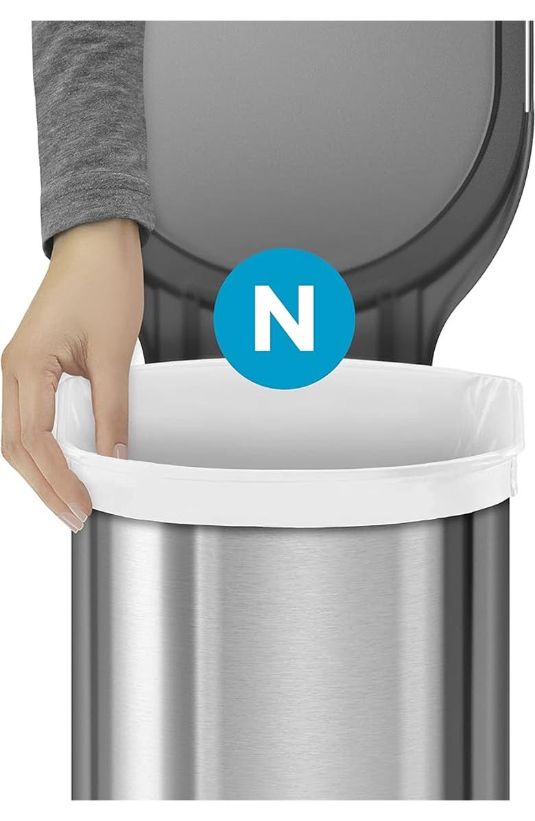 simplehuman Code N Custom Fit Liners with Quick Dispense Packs, Alternate, color, 100 Liners