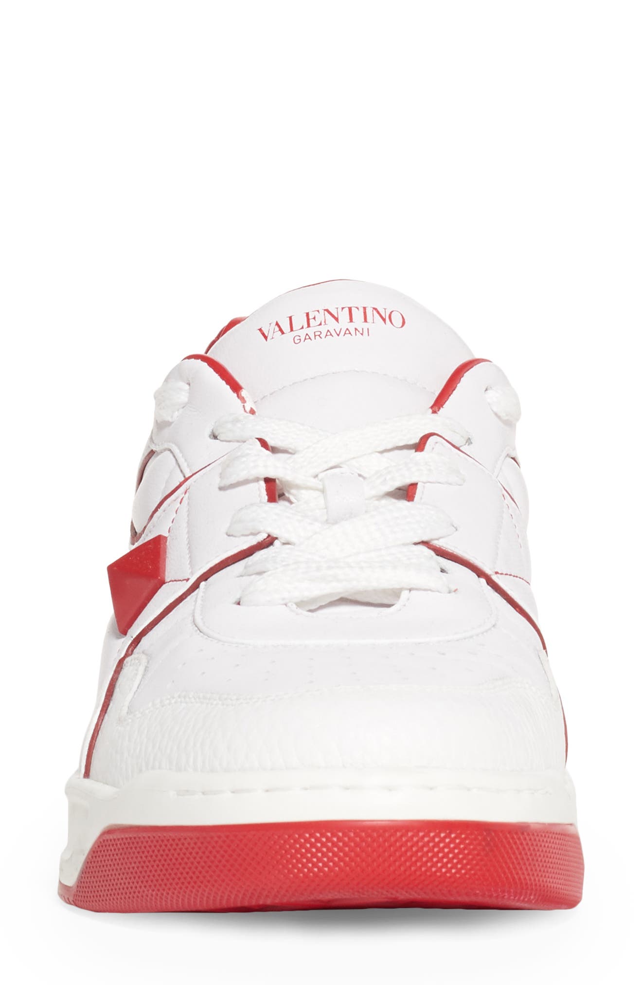 Valentino Garavani Roman Stud Low Top Sneaker, Alternate, color, 