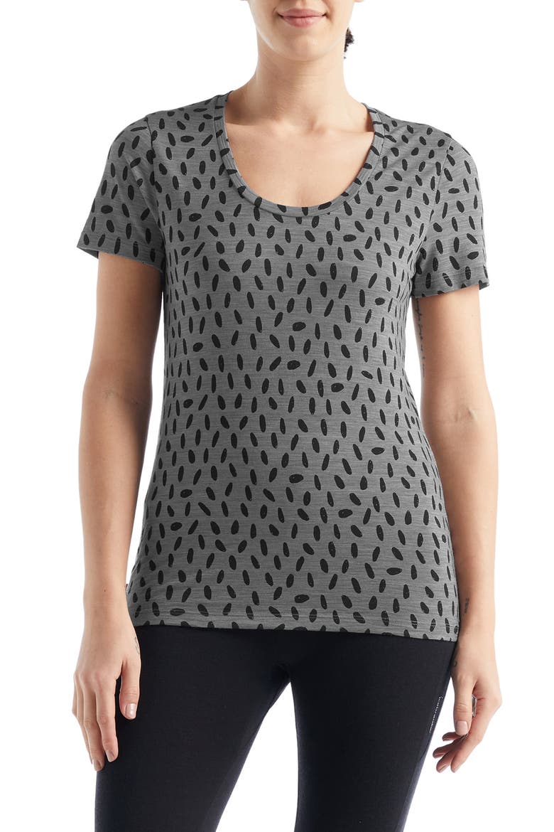 Tech Lite II Merino Wool Tee, Main, color, METRO HEATHER