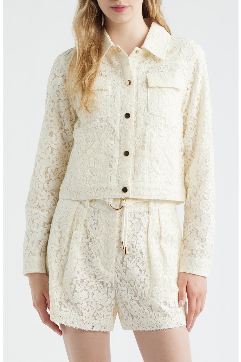 Lori Lace Jacket, Alternate, color, WHITE