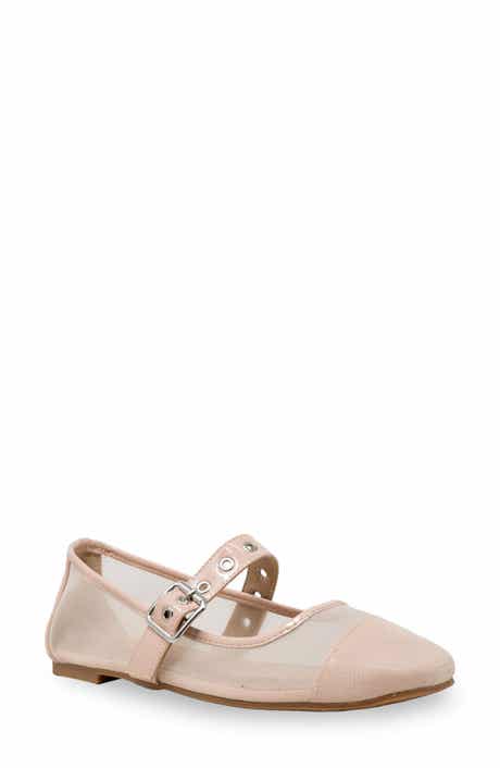 CHASE AND CHLOE Grommet Strap Mary Jane Flat