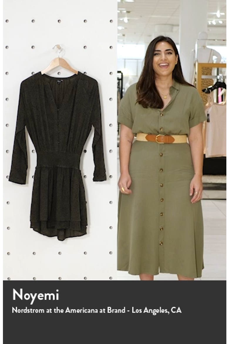 Jasmine Smocked Waist Long Sleeve Dress video