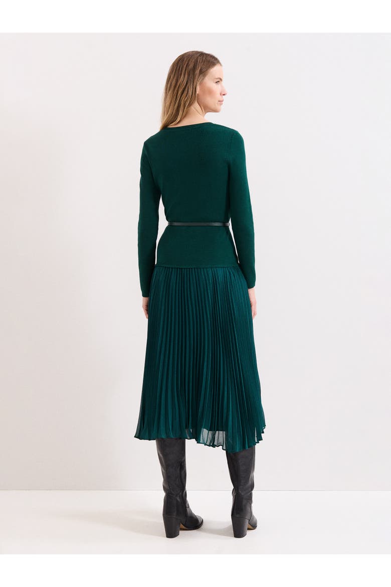 Kai V-Neck Dress, Alternate, color, Green