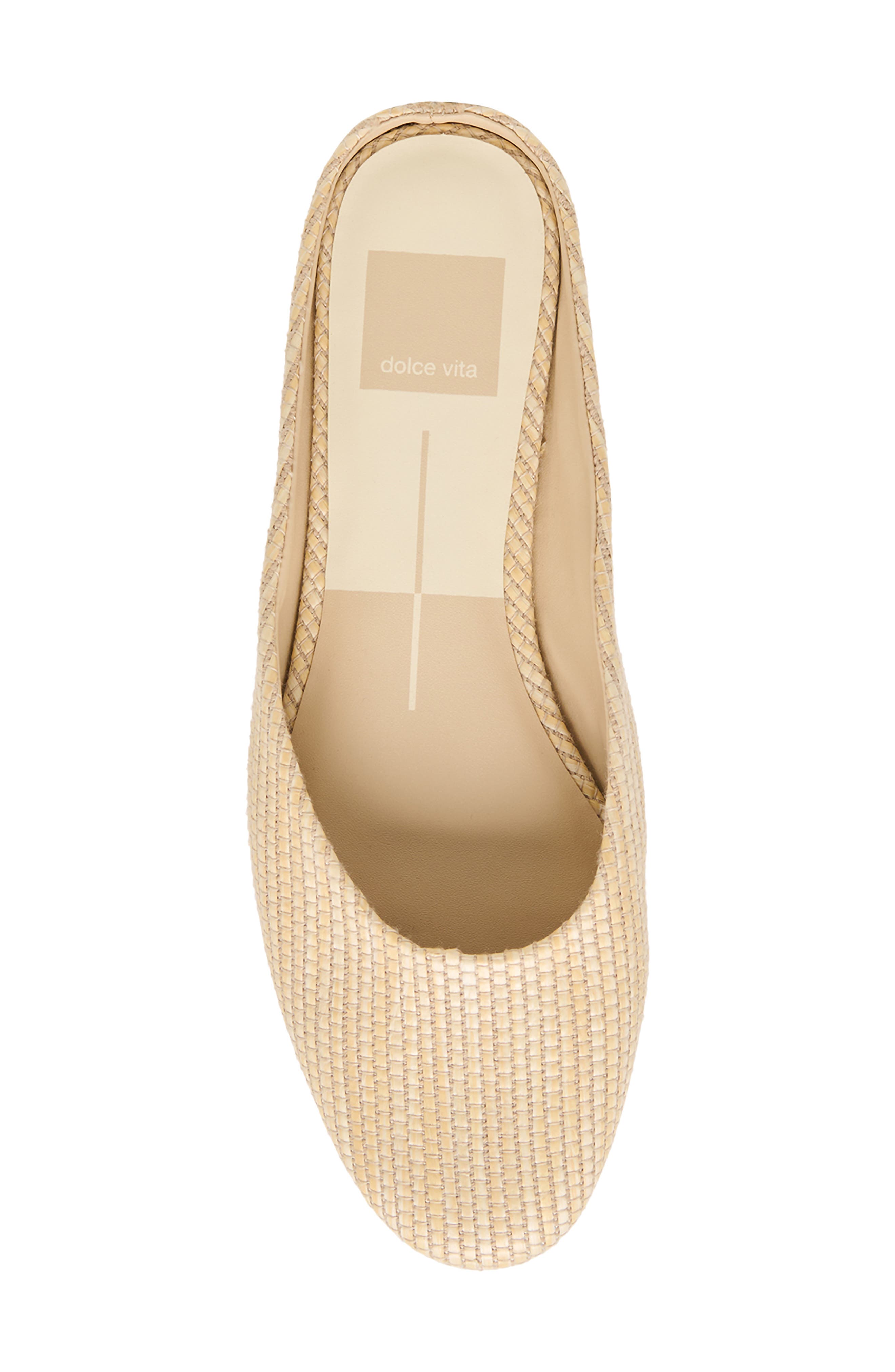 Eila Mule, Alternate, color, LIGHT NATURAL RAFFIA
