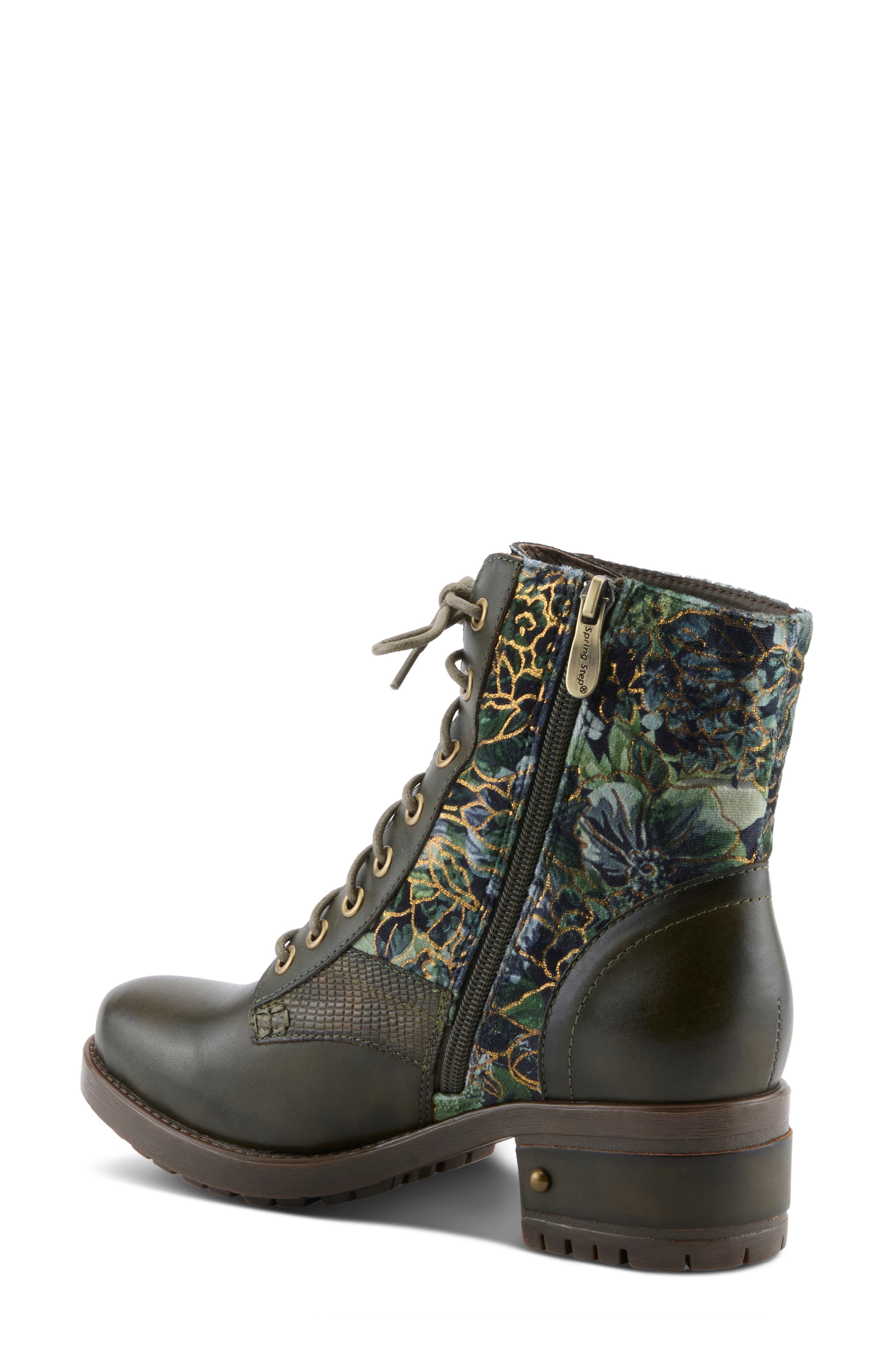 Marty-Flow Bootie, Alternate, color, OLIVE MULTI