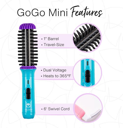 Calista Gogo Mini Round Brush In Purple