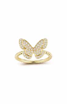 GLAZE JEWELRY Pavé Butterfly Ring