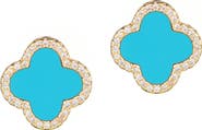 Adornia Clover Stud Earrings