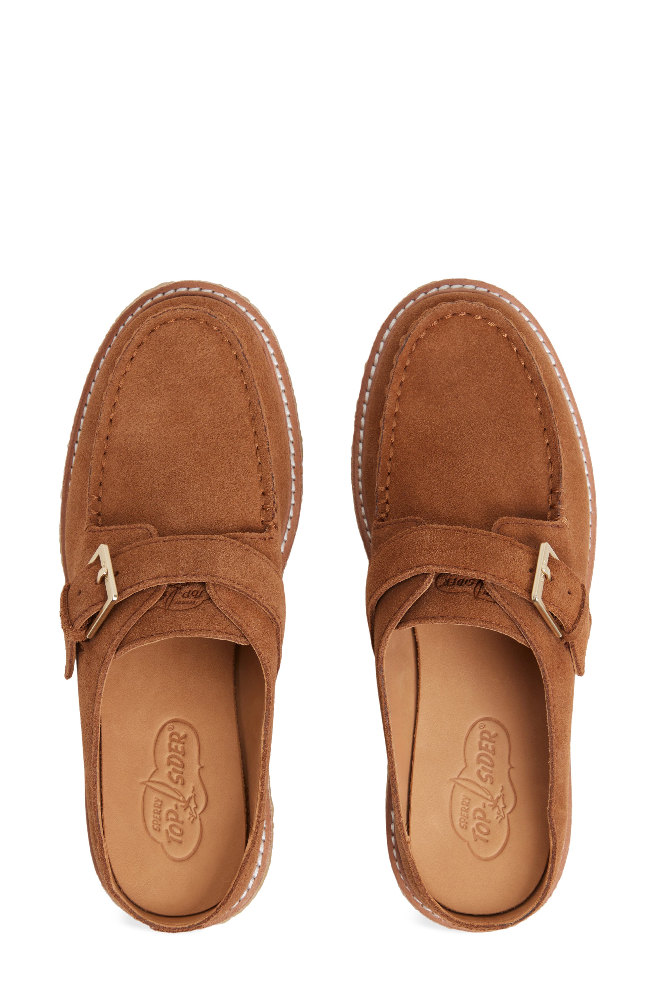 Sperry Captain
s Oxford Mule, Alternate, color, Tan