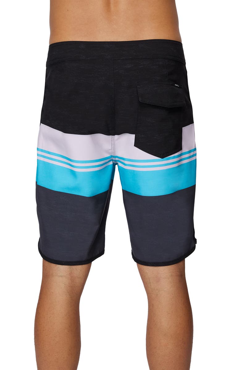 O'Neill Four Square Stripe Board Shorts, Alternate, color, 