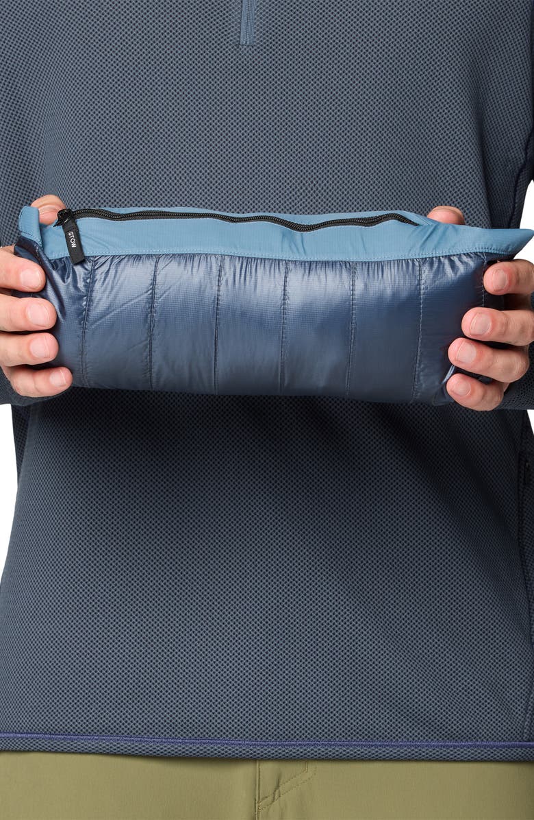 Mountain Hardwear Storm Whisperer 800-Fill Down Hooded Insulated Jacket, Alternate, color, Adriatic Blue