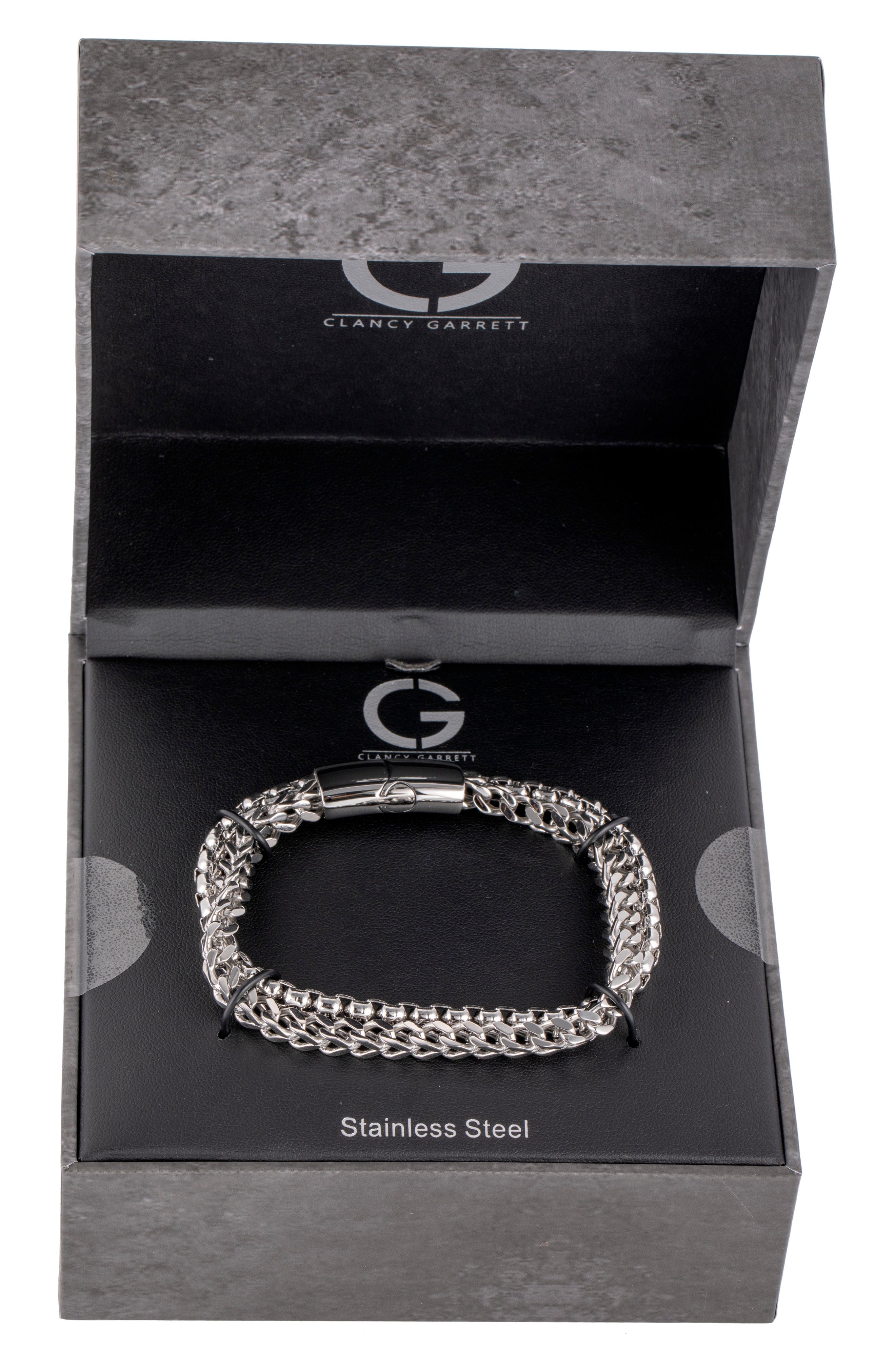 CLANCY GARRETT Franco Round Box Chain Bracelet (Women) | Nordstromrack