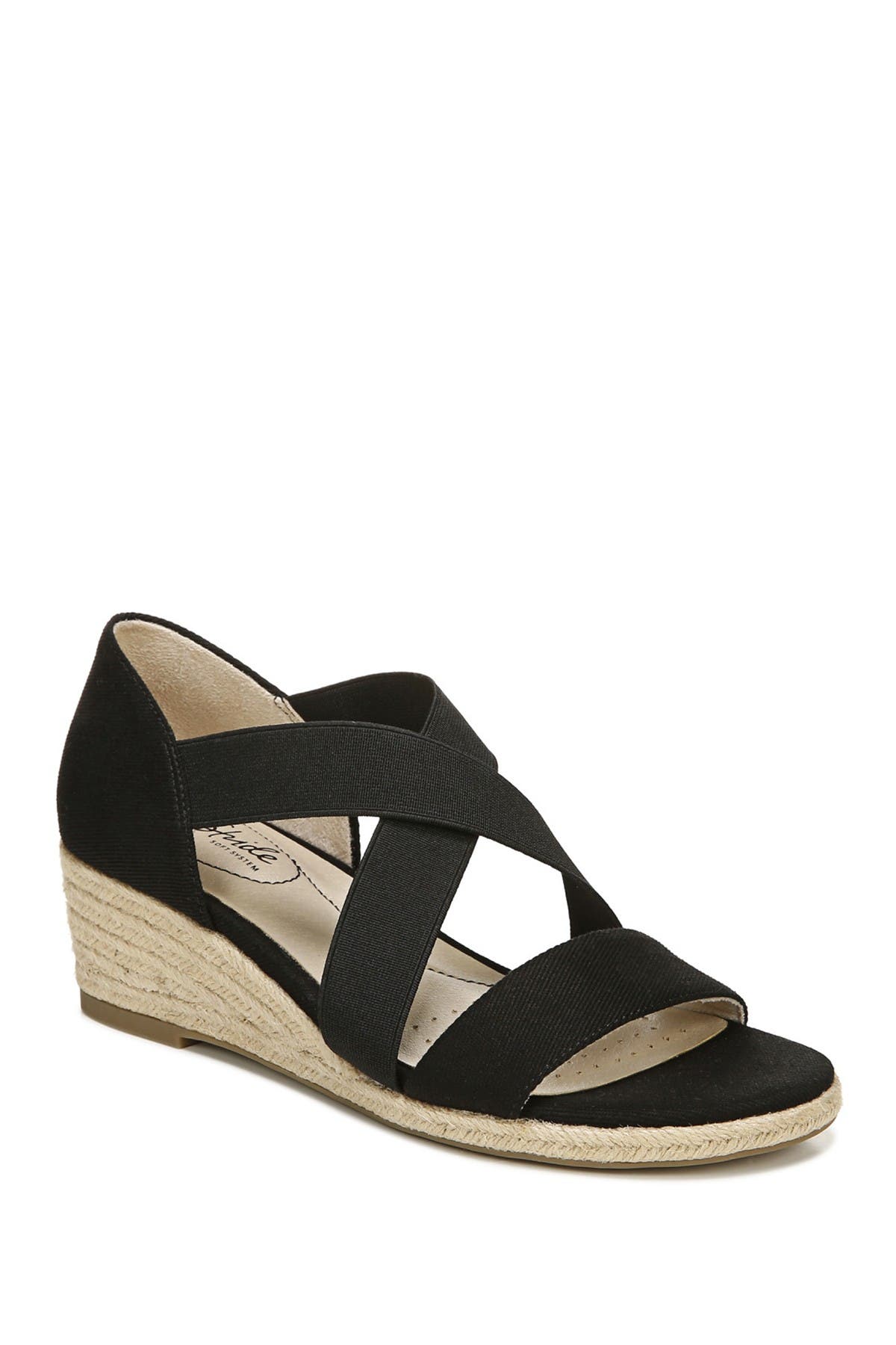LifeStride Siesta Espadrille Wedge Sandal, Main, color, 