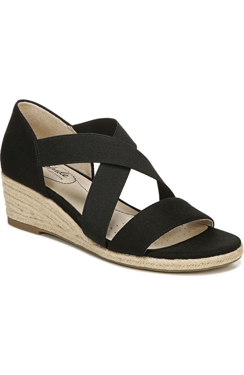 LifeStride Siesta Espadrille Wedge Sandal, Main, color,