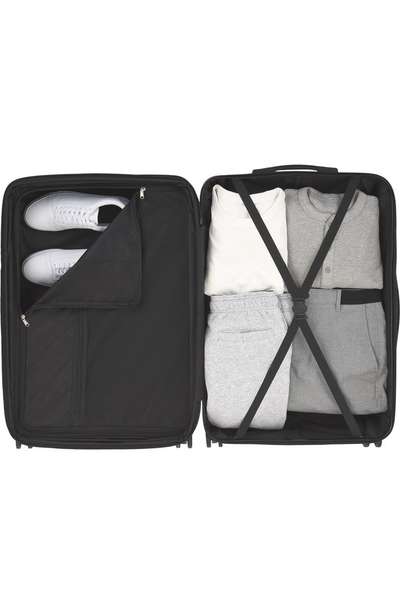 bugatti Lisbon Hardside Check-In Large Luggage with Expansion, Alternate, color, Blue