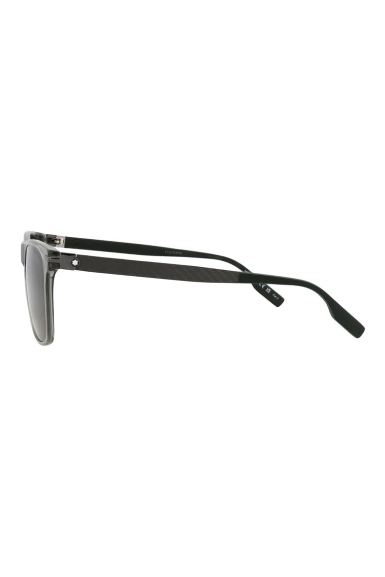 55mm Square Sunglasses, Alternate, color, GREY GREEN SMOKE