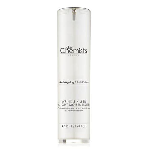 Wrinkle Killer Anti-Ageing Night Moisturiser 50ml for Loss of Firmness, Fine Lines & Wrinkles
