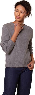 Celtic & Co. Boxy Saddle Shoulder Crew Neck Sweater