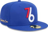 New Era Men's New Era Royal Philadelphia 76ers 2024/25 City Edition Alternate 59FIFTY Fitted Hat