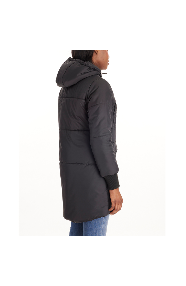 Modern Eternity Maternity Faith - 3in1 Maternity Bomber Coat, Alternate, color, Black