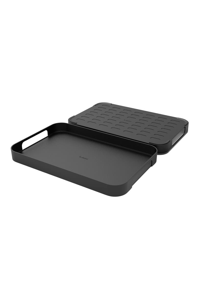 Pile-XL Serving Tray, Main, color, BLACK