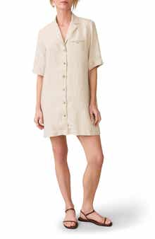 Faherty Paradise Point Linen Shirtdress