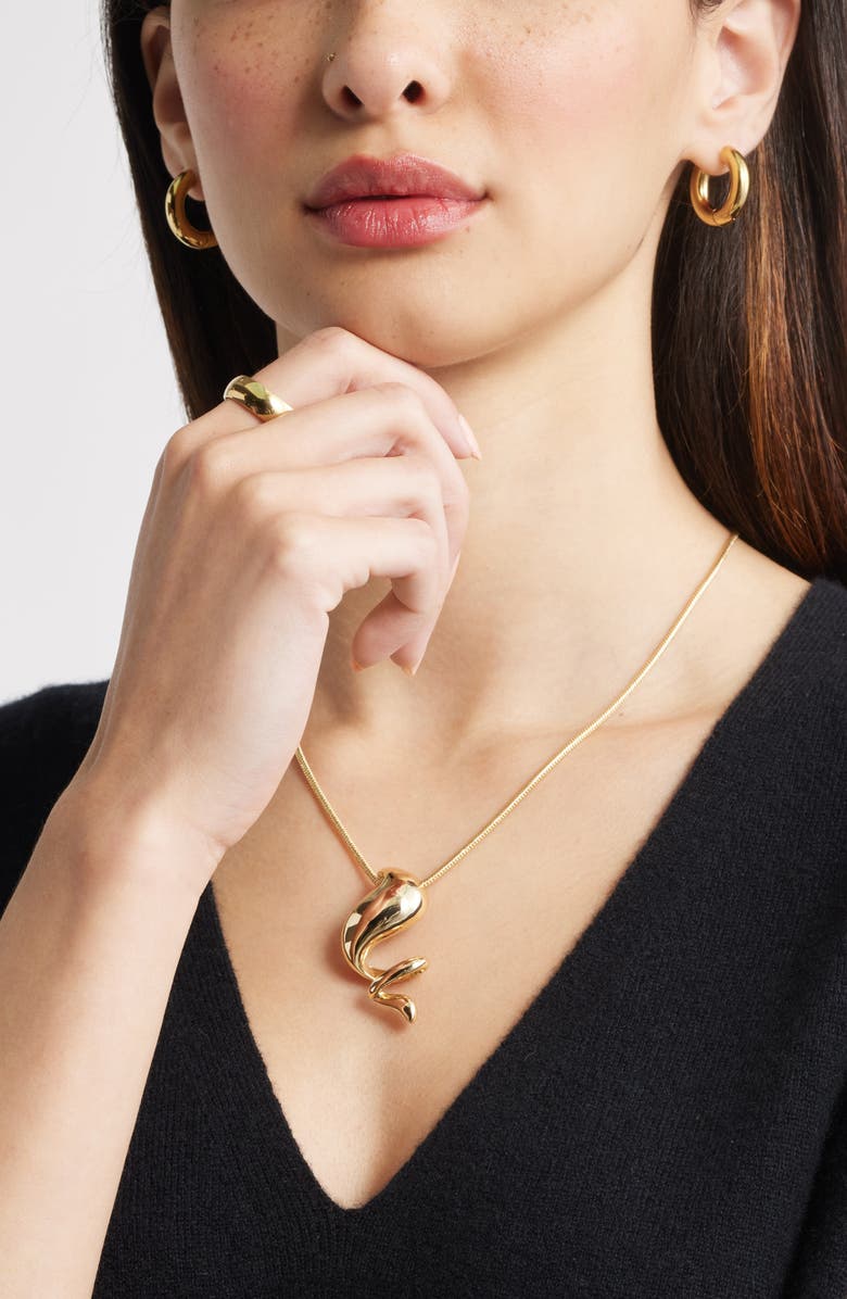 Nordstrom Waterproof Comfort Band Ring, Alternate, color, Gold