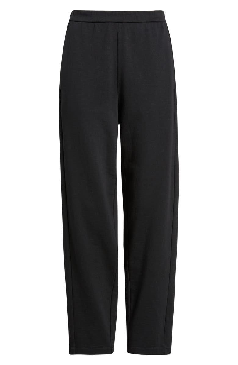 Eileen Fisher Slouch Organic Cotton Ankle Pants, Alternate, color, Washed Black