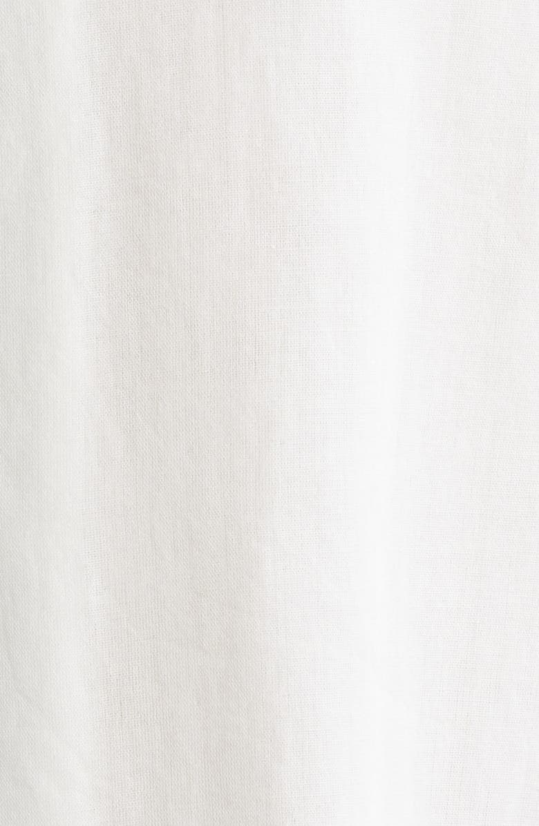 rag & bone Avery Cotton Gauze Camp Shirt, Alternate, color, White