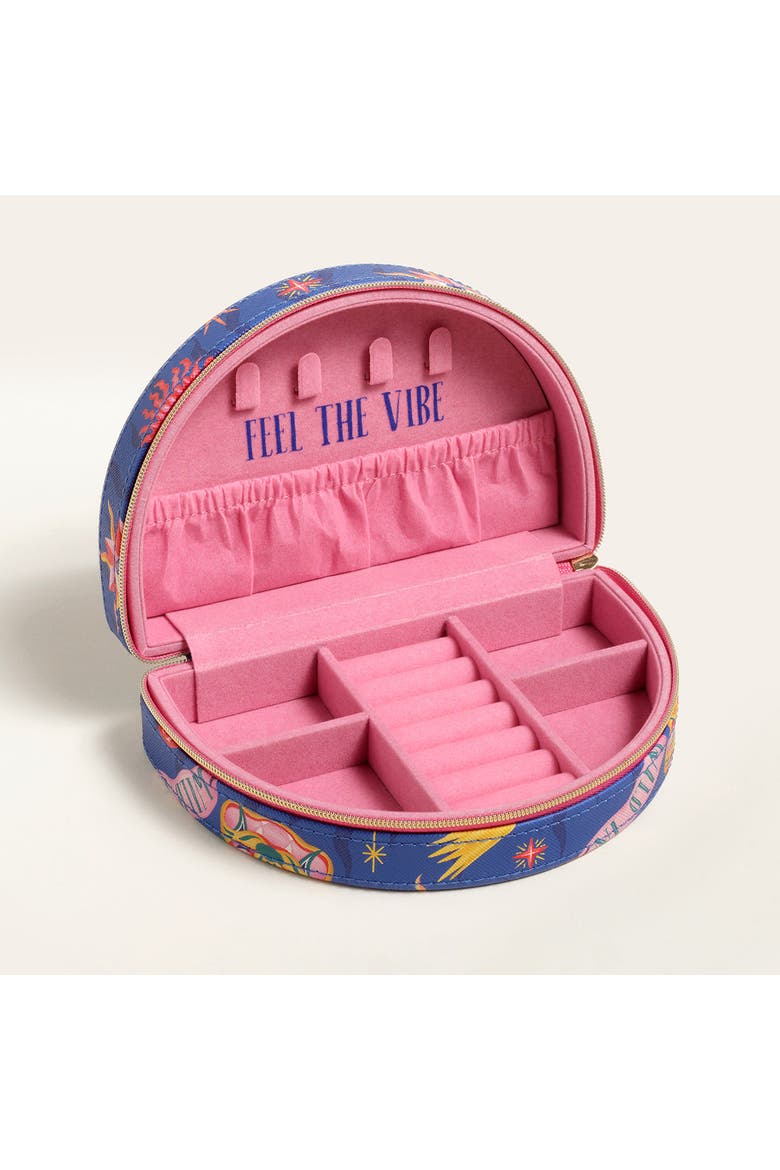 Meilin Jewelry Box 6.5" x 4.5" Artisan, Alternate, color, Blue