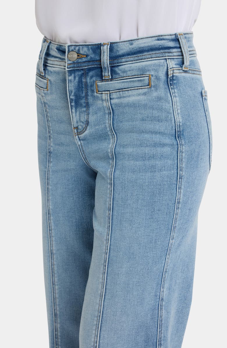 NYDJ Teresa Seamed Ankle Wide Leg Jeans, Alternate, color, Mist Springs