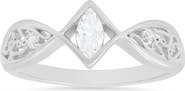 Queen Jewels Marquise Cut Filigree Ring