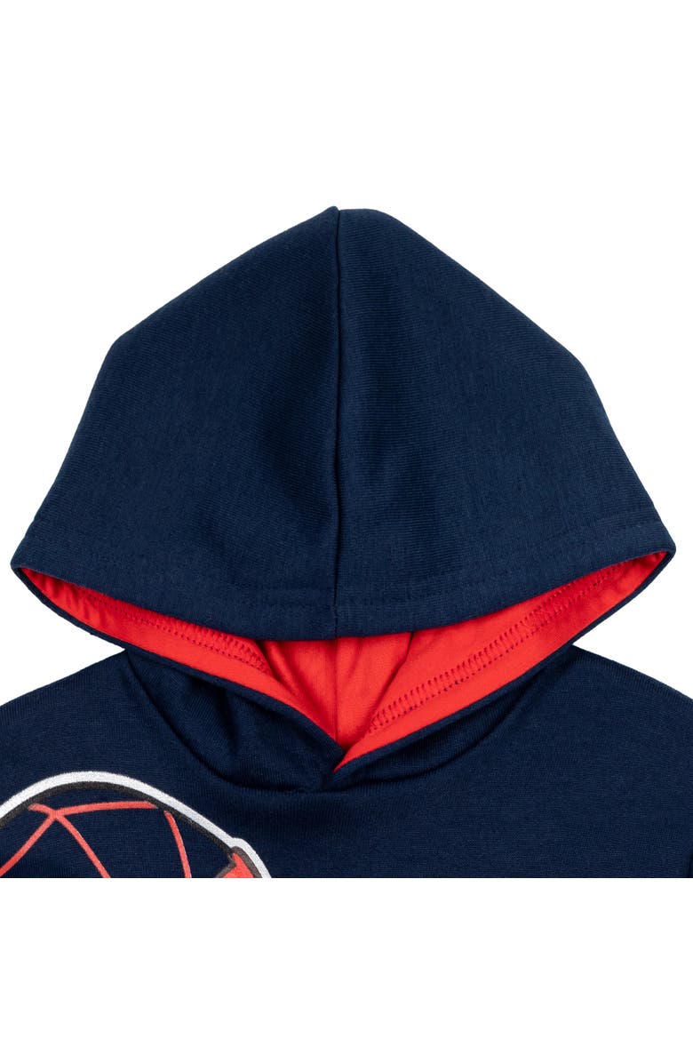 Marvel Spidey and His Amazing Friends Fleece Hoodie, Alternate, color, Miles Morales Navy